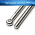MroMax M8 x 70mm Machinery Shoulder Swing Lifting Eye Bolt, 2Pcs 304 Stainless Steel Metric Thread Lifting Eye Bolt for Home Renovation, Pipeline ...