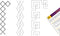 Quilting Creations Stencils for Machine and Hand Quilting | Set of 3 Quilt Plastic Stencils for Borders and Patterns | Various Border Designs, wit...