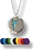 FIKA Tinkerbell Air Freshener Diffuser Necklace Locket Aromatherapy Essential Oil Great for Travel Pads (Necklace)...