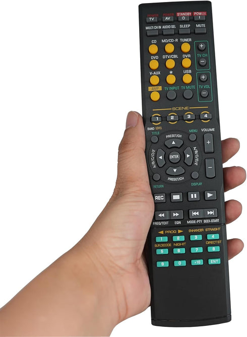 Replacement Remote Control Fit for HTR-6230 RX-V365 RAV312 RAV311 RAV212 RX-V461G RX-V2800 for Yamaha AV Receiver...