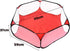 Portable Cute Hexagon Playpen Children Ball Pit, Indoor and Outdoor Easy Folding Ball Play Pool Kids Toy Play Tent with Carry Tote (Black and Red)...