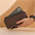 Women's wallet Large capacity travel zipper wallet multi card men's mobile phone change wallet (Black)...