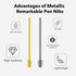 Metal Nibs/Tips Replacement for Samsung Galaxy Tab S9/S9FE+/S9 Ultra/S8/S8+/S8 Ultra/S7/S7 FE/S6/S6 Lite/S22/S23/S24 Ultra S Pen?Plastic + Copper ...