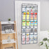 Aosome Over The Door Hanging Pantry Organizer 24 Large Mesh Pockets Door Storage Bag for Shoe Toys and Sundries White...