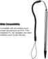 Touch Pen with Spring Rope, Resistive Painting Pen Resistive Hard-tip Pen with Anti-Lost Spring Rope, for POS, PDA, Car Navigator(Silver)...