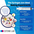 10ml/cc Plastic Syringe - Individually Sealed Measuring Syringe - Ideal for Scientific Labs & Pet Feeding - Luer Slip Tip for Refilling & Measurin...