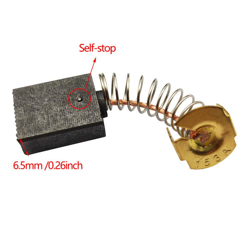 30Pcs Motor Carbon Brush 6.5x13.5x16.5mm Angle Grinder Carbon Brushes 153A Replacement Generic Electric Motor Power Tool Part...