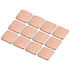 MECCANIXITY Heatsink Copper Pad Shim 15mm x 15mm x 2mm Thermal Conductive Heat Sink for Electronic Chip Cooling Pack of 12...