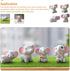 HOMSFOU 4pcs Small Elephant Trinkets Little Elephant Decor Elephant Ornament Garden Statues Outdoor Bookshelf Decor Dollhouse Elephant Toys Animal...