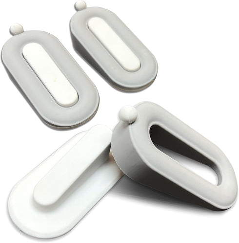 Door Stoppers - Pack of 3 | Rubber Security Wedge for Bottom of Door on Carpet, Concrete, Tile, Linoleum & Wood - Heavy Duty Door Stop - Aesthetic...