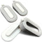 Door Stoppers - Pack of 3 | Rubber Security Wedge for Bottom of Door on Carpet, Concrete, Tile, Linoleum & Wood - Heavy Duty Door Stop - Aesthetic...