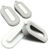 Door Stoppers - Pack of 3 | Rubber Security Wedge for Bottom of Door on Carpet, Concrete, Tile, Linoleum & Wood - Heavy Duty Door Stop - Aesthetic...