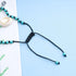 Boho Turquoise Bead Ankle Bracelet Silver Coin Pendant Anklet Bracelet Vintage Cowrie Chain Anklet Turquoise Braided Rope Anklet Foot Chain Jewelr...