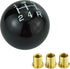 Arenbel 5 Speed Resin Shift Knob Ball Gear Lever Car Racing Shift Stick Handle Replacement Fit Most Auto MT Vehicles, Black...