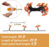 Solar Bee String Lights 20ft Outside, 40 LED Honeybee Fairy Lights Outdoor, Waterproof Solar Powered Bee Lights for Patio Yard Garden Grass Decor,...