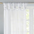 Madison Park Ceres DIY Twisted Tab Sheer Curtain, Pair Panels, Lightweight Window Treatment, Voile Privacy, Light Filtering Drape for Bedroom and ...