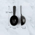 Framendino, 10 Pack Plastic Coffee Measuring Spoons Short Handle Scoops for Tea Sugar Cereal Milk Powder Spices Black 7g...