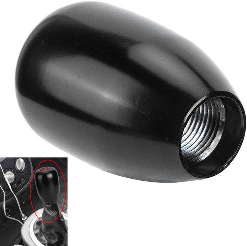 Dweekiy Gear Shift Knob,Car Universal Modification Manual Knob Gear Shift Head Shifter 6 Speed(Black)...