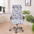 Stretch Office Chair Cover Slipcover, Soft Fit Universal Desk Rotating Chair, High Back Computer Chair, Removable Washable Anti-Dust Spandex Chair...