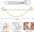 8PCS Hem Holder Scarf Buckle - Magnetic Dress Sleeve Clips for Women & Girls, Strong Snap Tie for Shirts, Tops, and Skirts - Decoration No-Pin Wai...