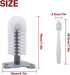 4 PCS Turtle Shell Brush with Suction Cup for Tank, Turtle Scrub Brush Turtle Scratches Back Brush Triple Strong Suction Turtle Shell Cleaning Bru...