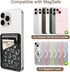 uCOLOR Magnetic Wallet Card Holder-Compatible with MagSafe for iPhone 15/14/13/12 Series, Magnetic Phone Wallet for Back of Phone with 3 Cards Slo...