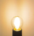2W LED Mini Globe Bulb, AC 12V, DC 12V, Dimmable with DC Dimmer, E26 Medium Base, 2700K Warm White Light, 25W Incandescent Replacement, Solar Syst...