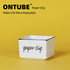 ONTUBE Farmhouse Paper Clip Holders Dispenser Organizer for Desk 3-Inch White...