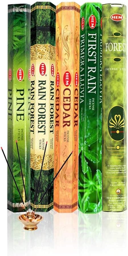 Hem Incense Forest Cedar Pine Rain Forest First Rain 5 x 20, 100 Sticks…...