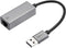 Amazon Basics Aluminum USB 3.0 Gigabit Ethernet Adapter, Gray, 1.97 x 0.83 x 0.59 inches...