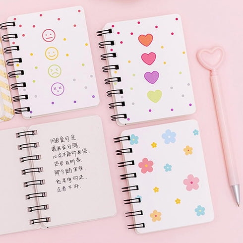 Small Spiral Notepad Cute Notebook, 8 Pack Kawaii Journals for Study and Notes Blank Page Fun Mini Scratch Pads, Back to School Supplies for Gifts...