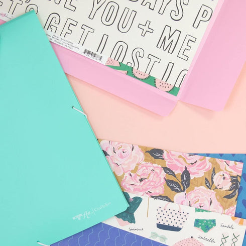 Craftelier - Rubber Binder for Organisation and Storage of Paper, Cardboard, Scrapbooking and Other Craft Supplies | Size 12" x 12" (30 x 30 cm) -...