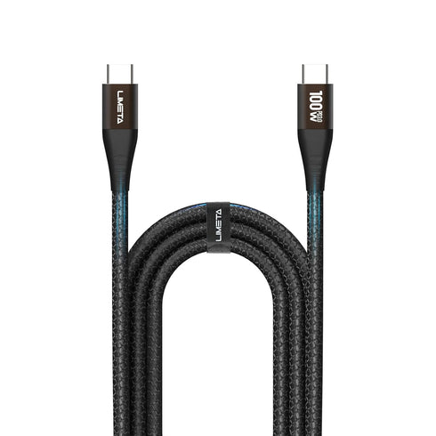 100W USB C Cable USB C to USB C Cable Nylon Type C PD Charging Cable and Data Cable Fast Charging Cable for Samsung Galaxy Ultra Note 20, Pixel 4/...