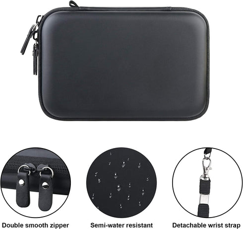 Canboc Hard Carrying Case for UCOMX Nano 3 in 1 Wireless Charger, Mesh Pocket fit USB Cable, Black(Case Only)...