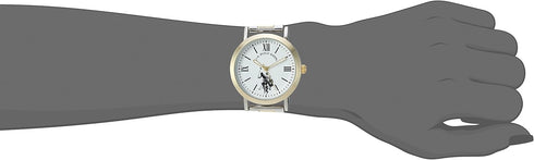 U.S. Polo Assn. Women's USC40261AZ Analog Display Analog Quartz Two Tone Watch...