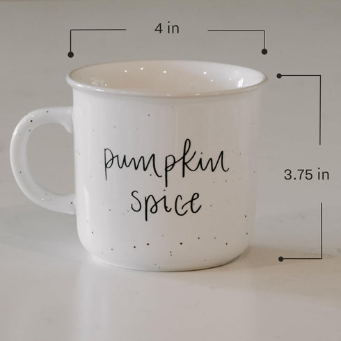 Sweet Water Decor Fall Coffee Mugs | Seasonal 16oz Ceramic Campfire Coffee Cup | Microwave & Dishwasher Safe Autumn Mug Great for Halloween, Pumpk...