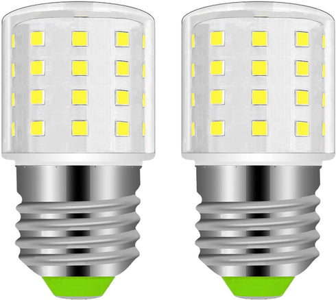 Led Refrigerator KEI D34L Light Bulb AC 100-265V 3.5W 40W Halogen Equivalent E26 Medium Base White 6000K 500Lm Pack of 2...