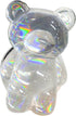 Mobile Phone Grip Holder Easy Installation Multi-Purpose Adorable 3D Cute Laser Bear Cellphone Holder Mobile Grip Bracket Transparent......
