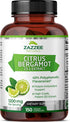 Zazzee Extra Strength Citrus Bergamot 25:1 Extract, 1200 mg, 40% Polyphenolic Flavanones, 150 Vegan Capsules, 30,000 mg Strength, Concentrated and...