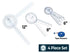 EMI Goniometer Physical Therapy 4 Piece Set EGM-429TM - 12", 8", 6", and Tape Measure...