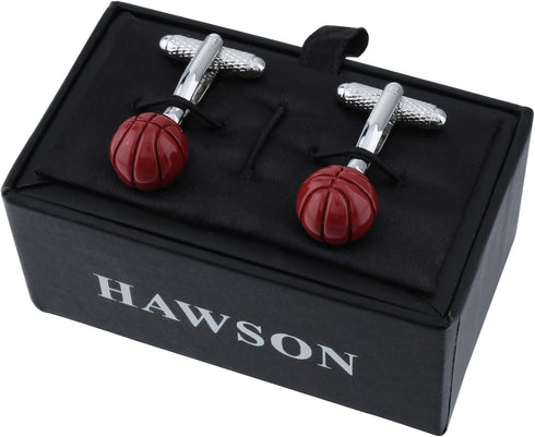 3D Red Basketball Men's Cuff links With Gift Box....