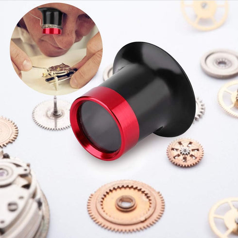 Watchmaker Loupe, Jewelers Loupe Aluminum Alloy Eye Loupe Repair, Magnifying for Watch for Watchmakers Repair Eye Loupe Glass Tools (10X)...