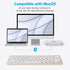 OMOTON Bluetooth Keyboard for Mac, Compact Wireless Keyboard Compatible with MacBook Pro/Air, iMac, iMac Pro, Mac Mini, Mac Pro Laptop and PC, Gol...