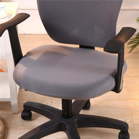Jinzio Computer Office Chair Cover - Split Protective & Stretchable Cloth Polyester Universal Desk Task Chair Chair Covers Stretch Rotating Chair ...