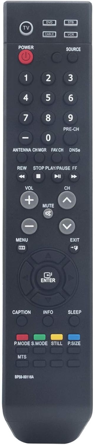 BP59-00116A Replacement Remote Control fit for Samsung DLP TV HL-S4265W HL-S5065W HL-S5665W HL-S6165W HL-S6765W HL-S5055W HL-S6167W HL-S6767W HL-S...