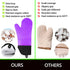 Silicone Oven Mitts and Pot Holders Sets, MTZRFLL Extra Long Heat Resistant Oven Gloves with Hot Pads and Mini Oven Mits Set for Kitchen Cooking B...