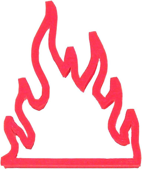 Fire Flames Plast-Clusive Cookie Cutter 3.6 Inch - Hand Made in the USA...