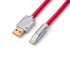 USB C Keyboard Cable, 4.92Ft Boho Style Keyboard Cable for Mechanical Keyboard ?Red...