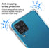 for Samsung Galaxy A12 Case, Samsung A12 Case with Screen Protector, Shockproof Crystal Clear Slim Soft Silicone TPU Protective Phone Cover for Sa...