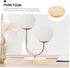 ABOOFAN Wooden Table Lamp Stand Natural Wood Base Lamp Wooden Base Bedside Lamp Round Lamp Base Solid Lamp Base Wooden Lamp Base for Lamp Repair T...
